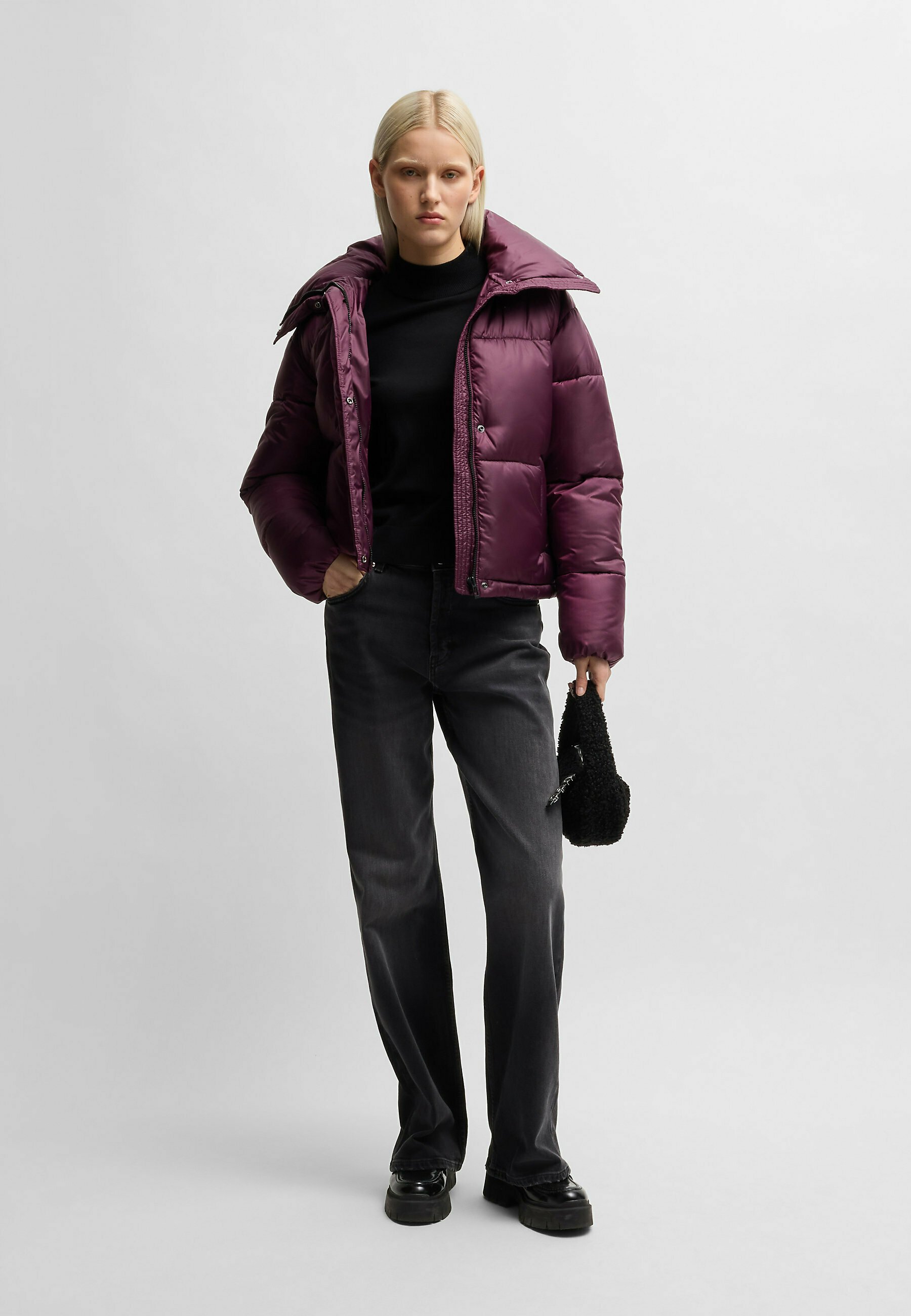 ジャケット・アウター TATRAS 2way puffer jacket purple 2024.08.06-