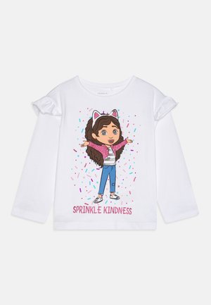 NMFNESSIE GABBY  - T-shirt à manches longues - bright white