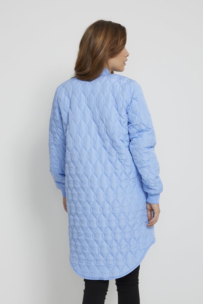 Damen Leichte Jacken | Kaffe KASHALLY Übergangsjacke Blue/blau - DU10114 Damen Leichte Jacken | Kaffe KASHALLY Übergangsjacke Blue/blau - DU10114
