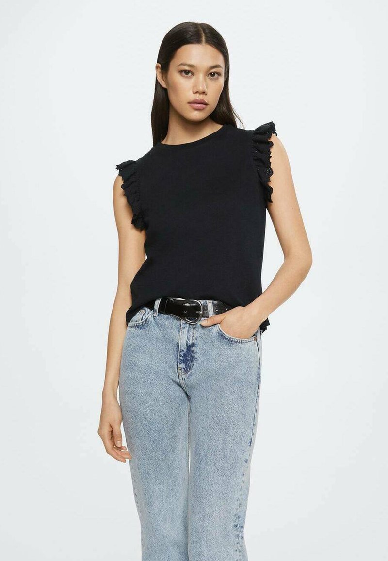 Damen Hemdblusen | Mango SUIZA Top schwarz - VS77896 Damen Hemdblusen | Mango SUIZA Top schwarz - VS77896