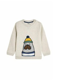 JoJo Maman Bébé WALRUS APPLIQUE  REGULAR FIT - Mikina - natural