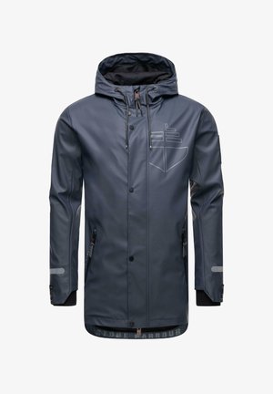 TAMIO - Waterproof jacket - stone blue