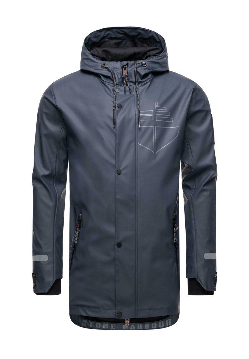 STONE HARBOUR - TAMIO - Waterproof jacket - stone blue, Enlarge