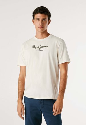 EGGO  - Print T-shirt - ivory white