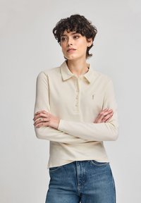 SLIM FIT - Poloshirt - ecru