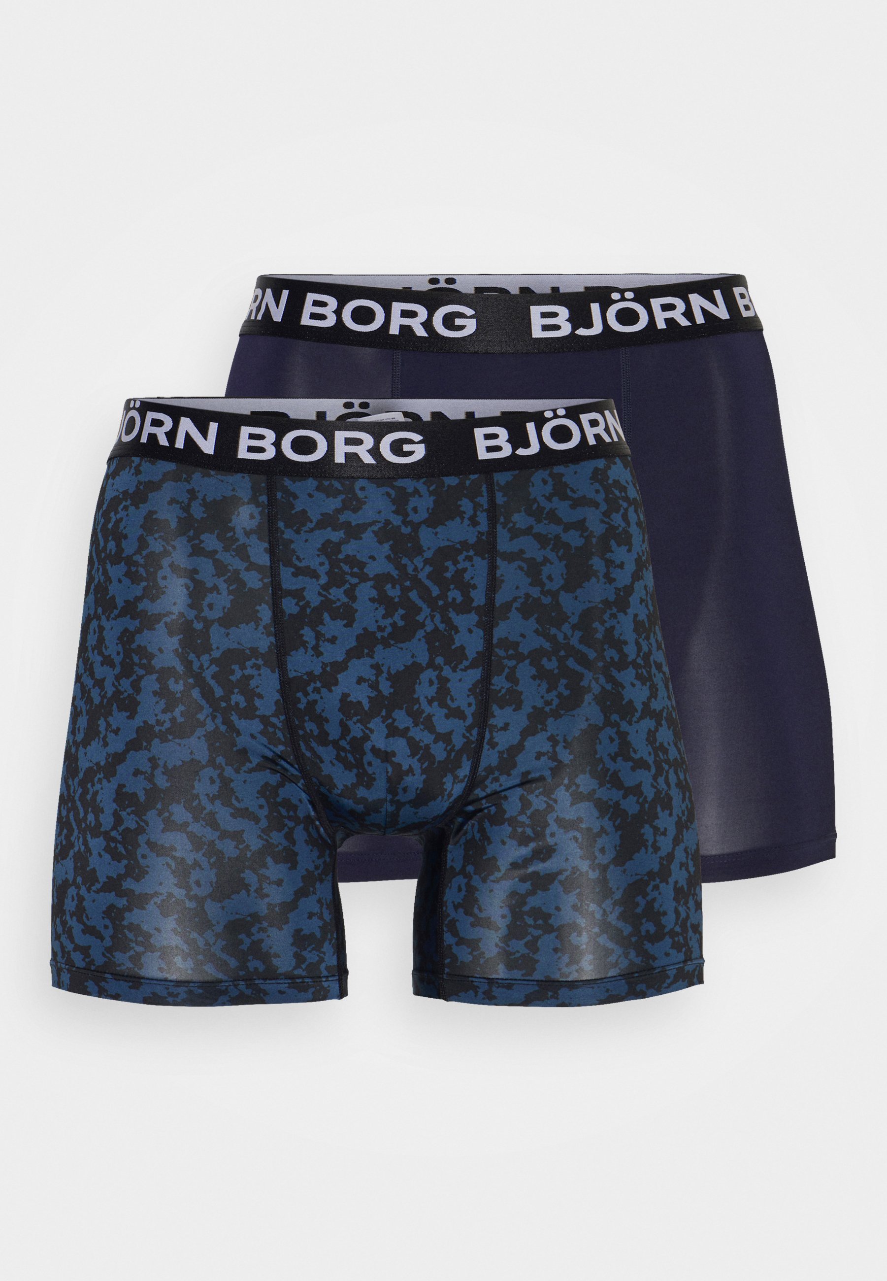 Bjorn Borg Boxershorts Shorts Sammy Solids Core 2 Pack Brilliant white  (00071) | The Little Green Bag
