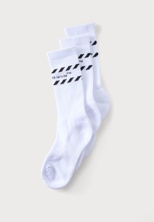 L/AB c/o Off-White, UNISEX 3 PACK - Chaussettes - white/black