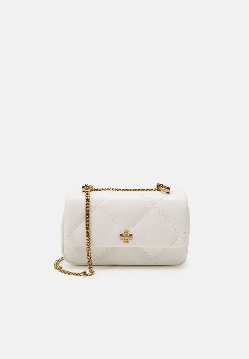 Tory Burch - KIRA QUILT MINI FLAP BAG - Taška cez plece - blanc, Zväčšiť