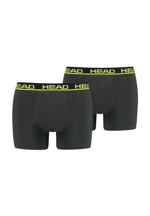 2ER PACK STRETCH - Boxerbriefs - anthrazit gelb