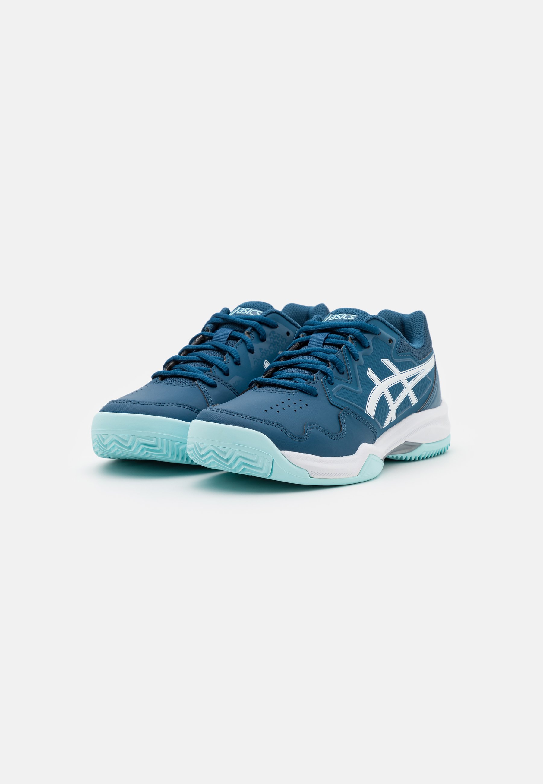 ASICS GEL DEDICATE 7 CLAY - Zapatillas de tenis para tierra batida - light  indigo/white/azul petróleo - Zalando.es
