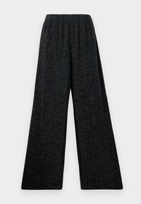 OANET PIIRTO UNIKKO - Hlače - black/dark grey