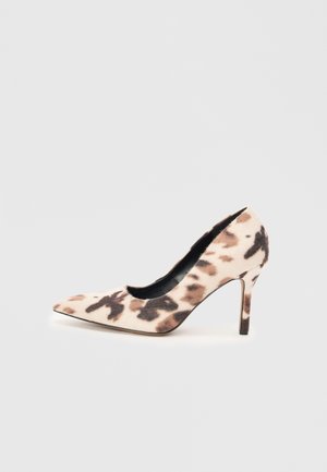 LEEONA - Escarpins à talons hauts - bone/multi-coloured