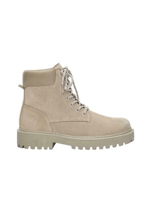 Stivaletti stringati - beige