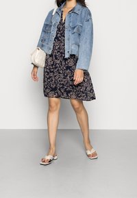 VILA Skjortklänning - dark blue