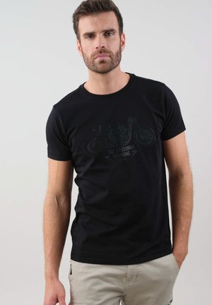 BERLEY - T-shirt print - black