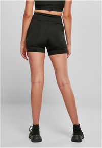 Urban Classics HIGH WAIST CYCLE HOT - Shorts - black