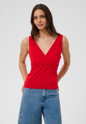 Kaffe, KAOLEAH WRAP TOP - Débardeur - goji berry