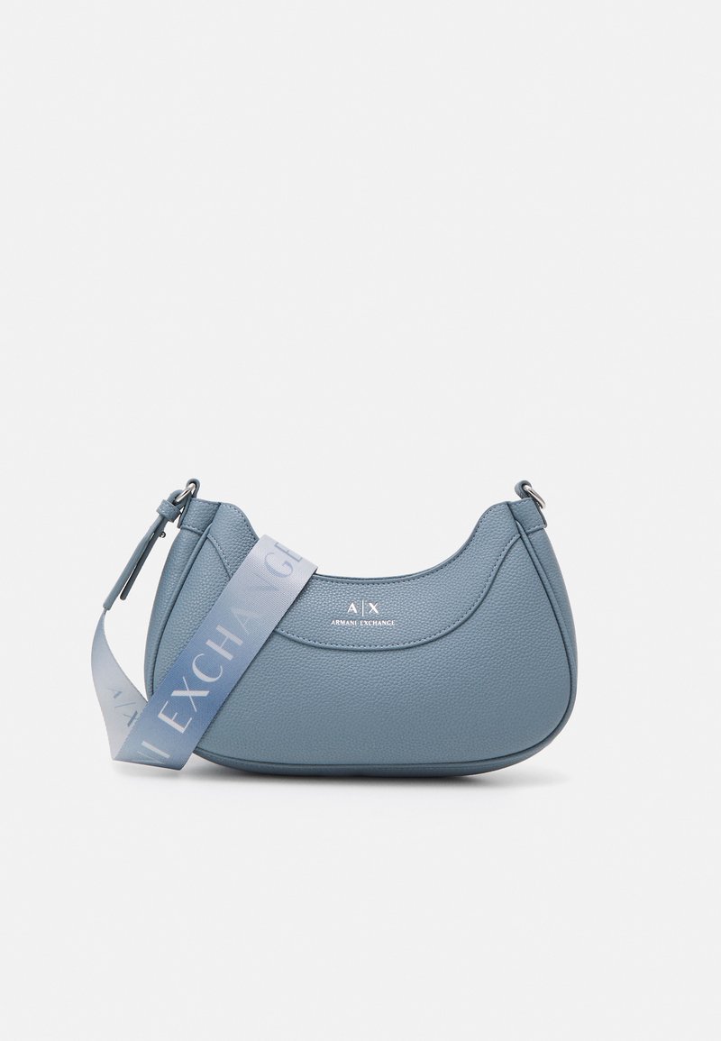 Armani Exchange SMALL SHOULDER BAG - Skulderveske - dry gin