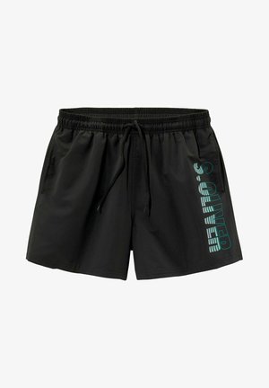 s.Oliver KURZES BEIN SCHÖNE TA - Badeshorts - schwarz