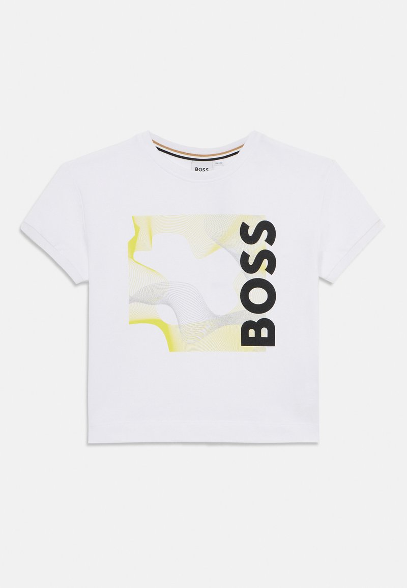 Boss T-shirt print wit