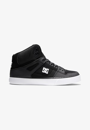 PURE WC - High-top trainers - black/black/white