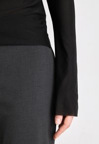 Weekday TRANSPARENT LONG SLEEVE - Topper langermet - black
