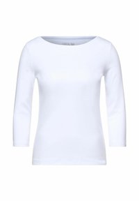 UNIFARBE - Long sleeved top - weiß