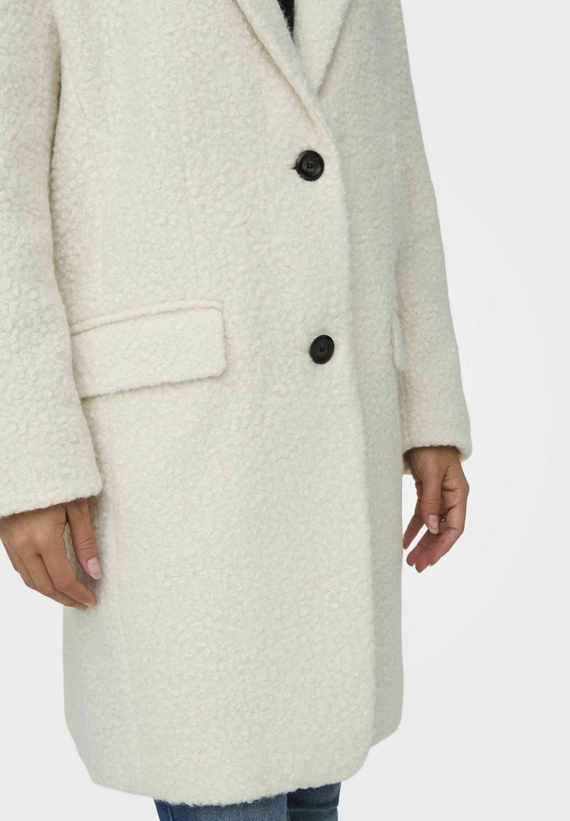 ONLY EINFARBIGER - Klassischer Mantel - whisper white/offwhite  