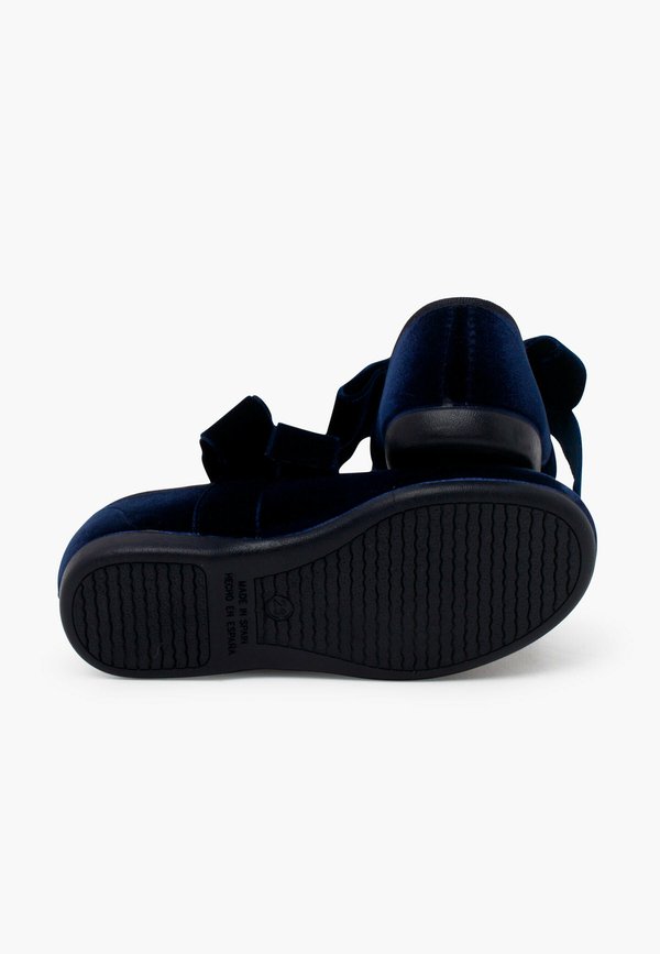 MERCEDITAS – Riemchenballerina – azul marino