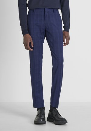 BONNIE SLIM FIT GALLES PATTERN - Chino - marine