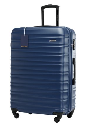 LARGE SUITCASE WITH LUGGAGE TAG - Luggage - dark blue