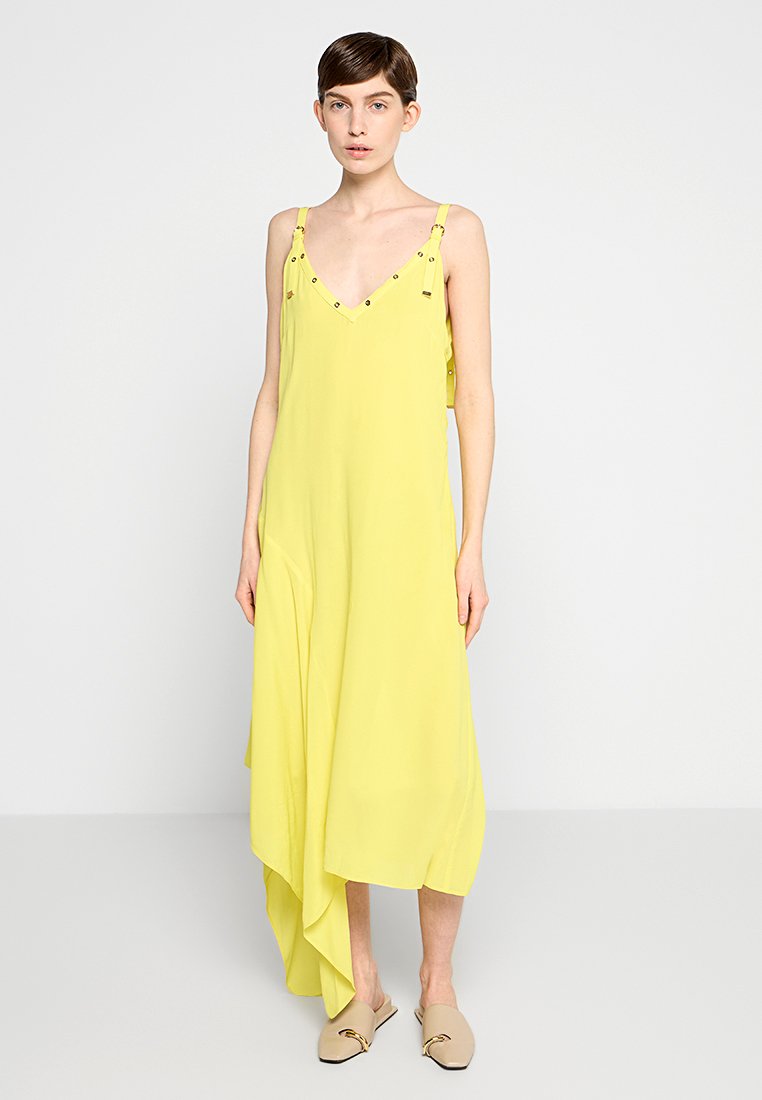 pinko Maxi-jurk geel