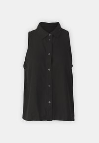 GAP CROP - Pogājama blūze - black