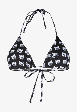 MOSCHINO, MOTIVO TEDDY BEAR - Bikini pezzo sopra - black white