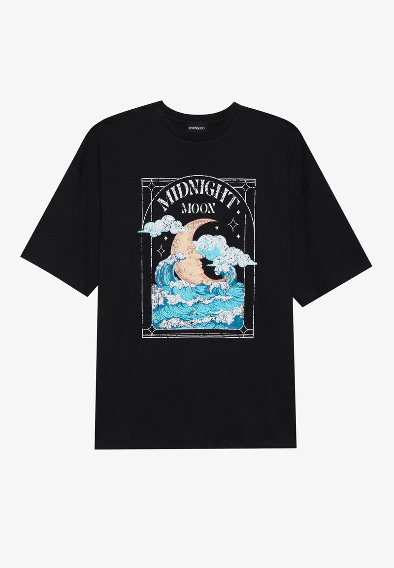 Even&Odd T-shirt print zwart