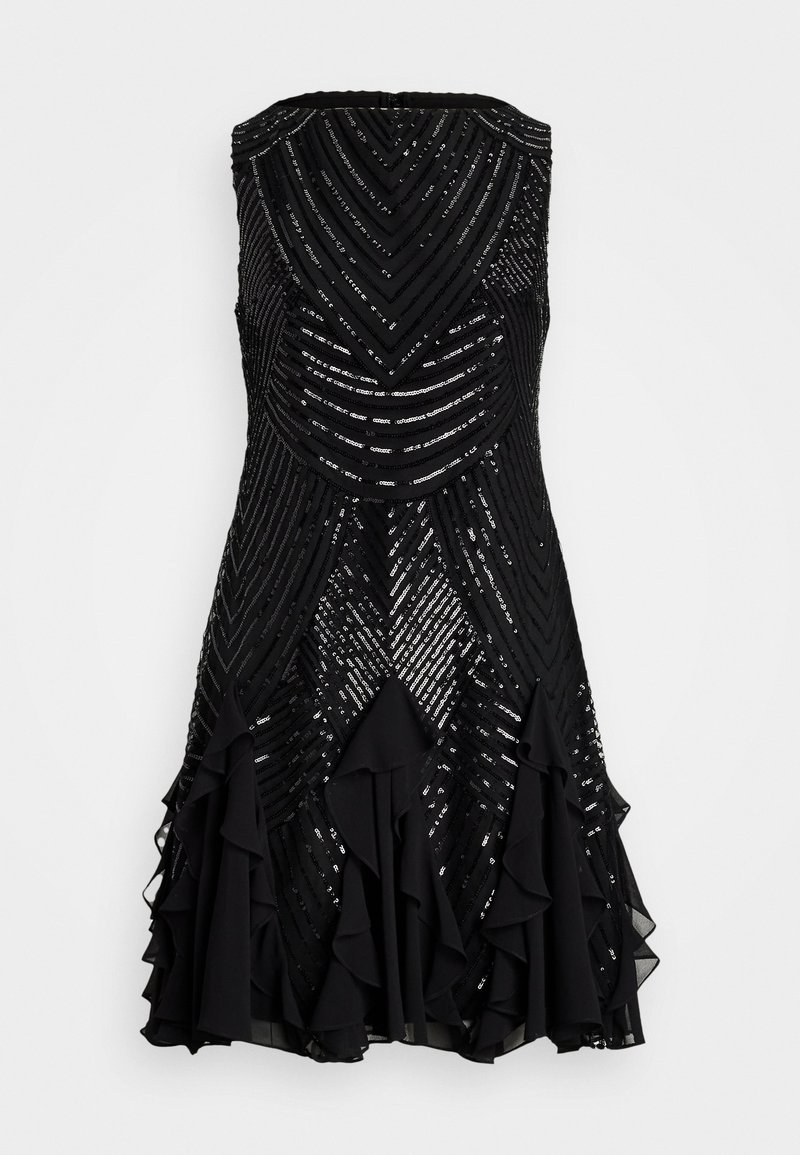 Lauren Ralph Lauren RUFFLE-TRIM SEQUINED COCKTAIL DRESS - Cocktail dress / Party dress - black - Zalando.ie Lauren Ralph Lauren RUFFLE-TRIM SEQUINED COCKTAIL DRESS - Cocktail dress / Party dress - black - Zalando.ie