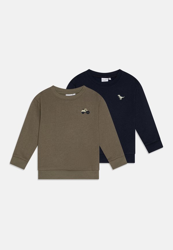 NMMVALLEN 2 PACK - Sweatshirt - dusty olive