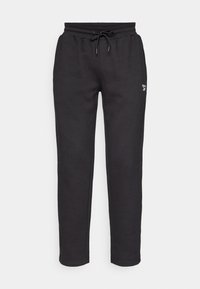 OPEN HEM PANT - Spodnji deli trenirk - black