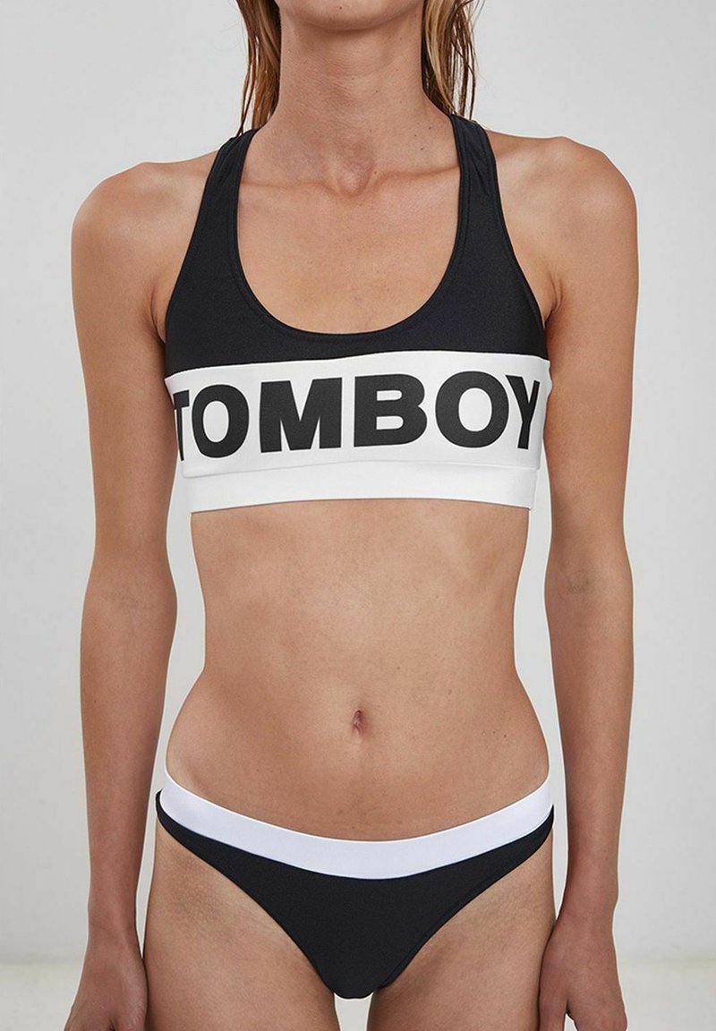 TOMBOY Original MIAMI SET - Bikini - black white