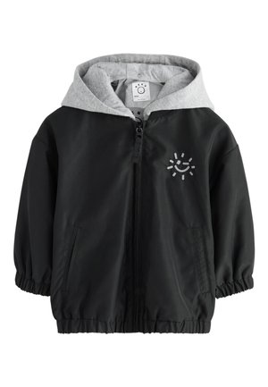 REGULAR FIT - HOODED - Bomberjakke - black