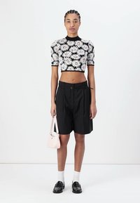 BOSS TALEDA - Šortky - black