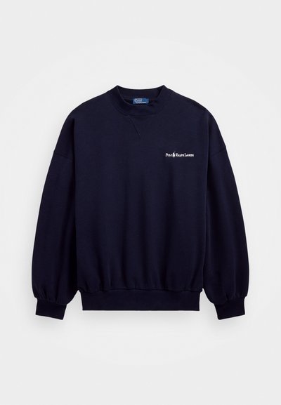 Polo Ralph Lauren LOGO FLEECE HIGH CREWNECK - Sweater - navy