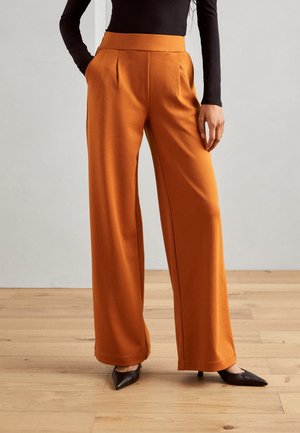 BYRIZETTA WIDE - Trousers - sugar almond