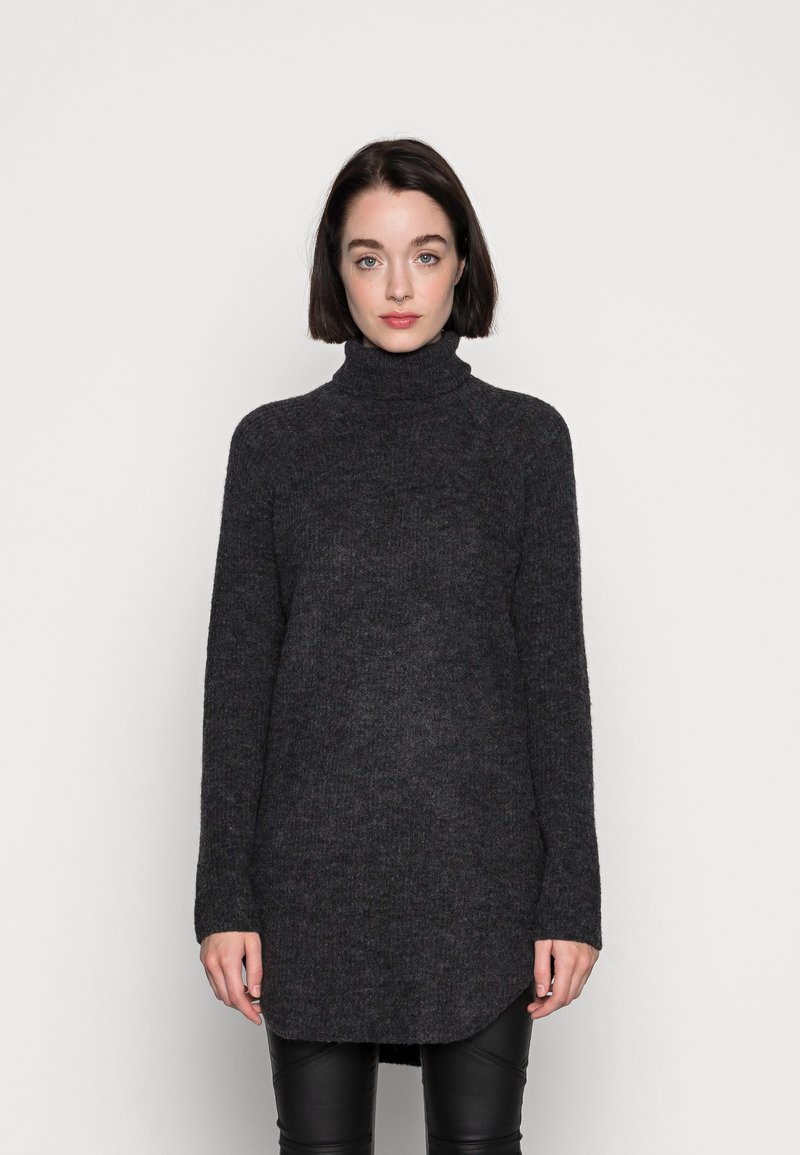 Pieces ELLEN LONG - Camisola - dark grey melange