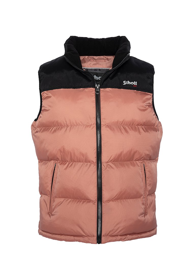 Schott Bodywarmer lichtrood Schott Bodywarmer lichtrood