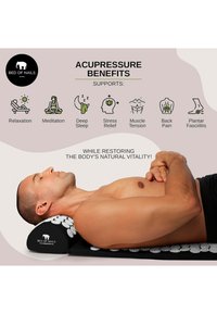 Bed of Nails BON PILLOW - Accessoires corps & bain - black