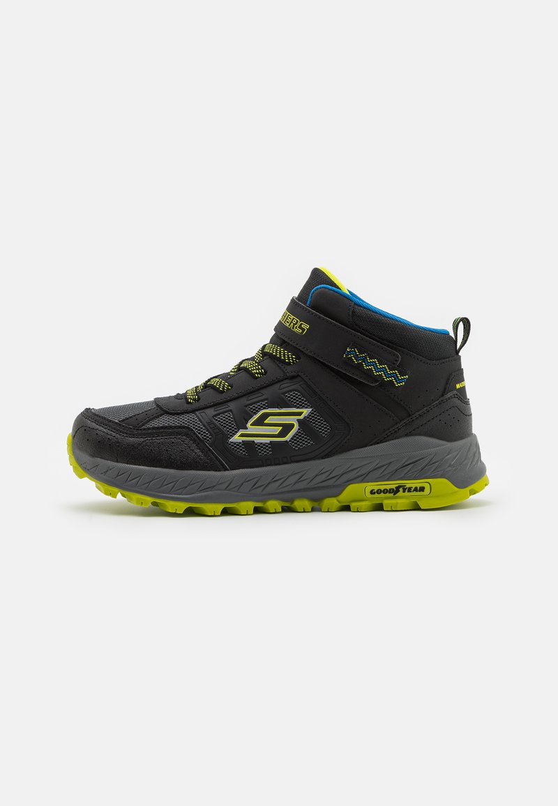 Skechers Performance FUSE TREAD TREKOR UNISEX - Zapatillas de senderismo - black/ blue/lime