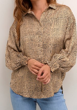 Hemdbluse - beige