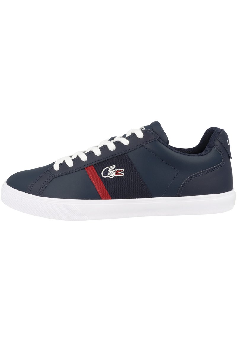 Zapatillas Lacoste Lerond Pro De Cuero Hombre Blanco/Azul Marino