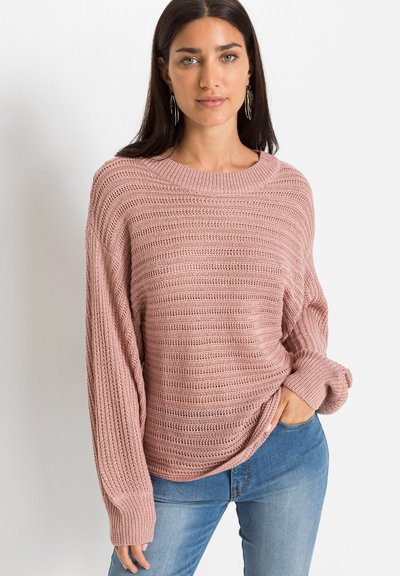 ONLY ONLDANIELLA L/S NOOS - Strickpullover - ether/cloud dancer melangé